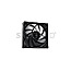 Deepcool R-FK120-BKNPF1-G-1 FK120 BK Case Fan Black 120mm