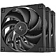 Deepcool R-FD14-BKNPN3-G FD14 BK Case Fan Black 140mm 3er Pack