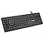 Manhattan 179485 USB Gaming Tastatur Rubber Dome LEDs ultraflach schwarz