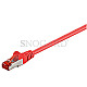 Goobay 68280 CAT6 S/FTP 3m Patchkabel rot