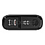 RealPower PB-10000C PowerBank PD+ mit 3x USB-C schwarz
