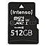 512GB Intenso Premium R45 microSDXC UHS-I U1 Class 10 Kit