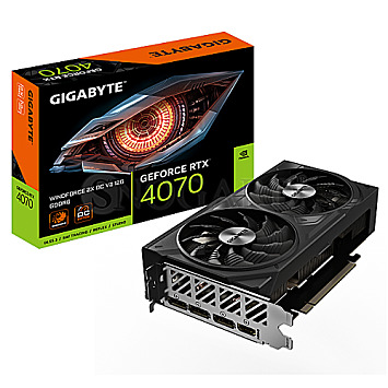 12GB Gigabyte GV-N4070WF2OCV2-12GD GeForce RTX4070 Windforce 2X OC V2 12G