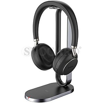 Yealink BH76 Teams USB-C Bluetooth-Headset schwarz inkl. Ladestation schwarz