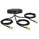 DeLOCK 12676 Dualband LTE WLAN Antenne Outdoor 3x SMA 2-3dBi omnidirektional