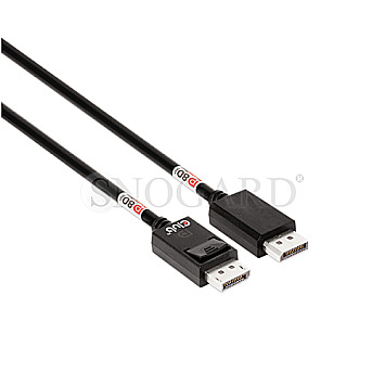 Club 3D CAC-1092 DisplayPort 2.1 Kabel DP80 1.6m schwarz