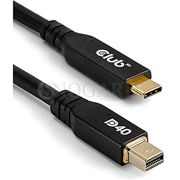 Club 3D CAC-1561 USB Typ-C auf MiniDisplayPort DP40 4K240Hz 2m schwarz