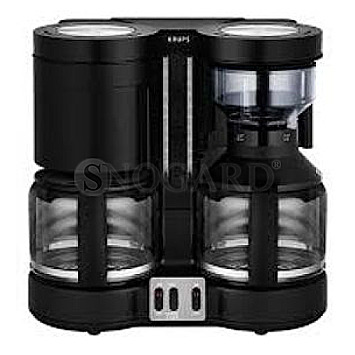 Krups KM 8508 Duothek Plus Kombi-Kaffee-/Teemaschine schwarz