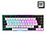 Sharkoon Skiller SGK50 S3 White Gamer RGB Keyboard Gateron KS-9 Yellow USB