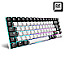 Sharkoon Skiller SGK50 S3 White Gamer RGB Keyboard Gateron KS-9 Yellow USB