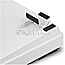 Sharkoon Skiller SGK50 S3 White Gamer RGB Keyboard Gateron KS-9 Yellow USB