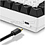 Sharkoon Skiller SGK50 S3 White Gamer RGB Keyboard Gateron KS-9 Yellow USB
