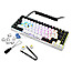 Sharkoon Skiller SGK50 S3 White Gamer RGB Keyboard Gateron KS-9 Yellow USB