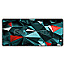 Sharkoon Skiller SGP30 XXL Arrow Gaming Mouse Mat 900x400mm dunkelblau/rot