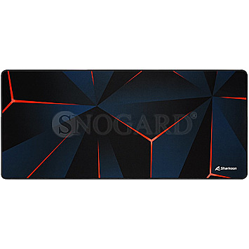 Sharkoon Skiller SGP30 XXL Arrow Gaming Mouse Mat 900x400mm dunkelblau/rot