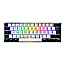 Sharkoon Skiller SGK50 S4 White LEDs RGB Kailh KT RED 60% QWERTZ USB