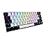 Sharkoon Skiller SGK50 S4 White LEDs RGB Kailh KT RED 60% QWERTZ USB