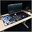 Sharkoon Skiller SGP30 Big Hex Gaming Mouse Mat 1200x600mm hellgrau/dunkelgrau