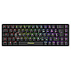 Sharkoon PureWriter W65 Kailh Choc V2 Low Profile Brown 65% QWERTZ USB schwarz