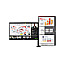 2x 68.6cm(27") LG 27QP88DP-BS Dual IPS WQHD HDR10 Pivot Monitorarm + Tischhalter