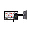 2x 68.6cm(27") LG 27QP88DP-BS Dual IPS WQHD HDR10 Pivot Monitorarm + Tischhalter