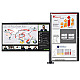 2x 68.6cm(27") LG 27QP88DP-BS Dual IPS WQHD HDR10 Pivot Monitorarm + Tischhalter