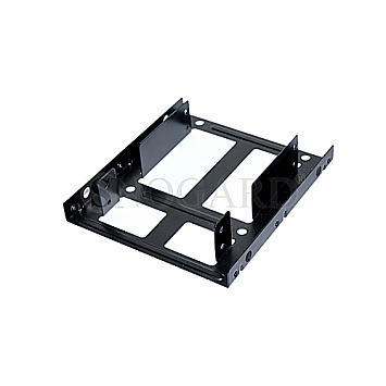 Ultron 377215 SSD/HDD Einbaurahmen 2x2.5" Metall schwarz
