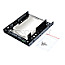 Ultron 377215 SSD/HDD Einbaurahmen 2x2.5" Metall schwarz