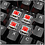 Sharkoon Skiller SGK20 Black RGB Huano Red USB Gaming Keyboard