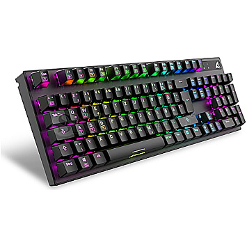 Sharkoon Skiller SGK20 Black RGB Huano Red USB Gaming Keyboard