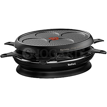 Tefal RE3208 Crep'Party Raclette schwarz