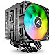 Sharkoon A60 RGB Black Air Cooler Dual Tower