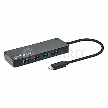Manhattan 168410 7-Port USB 3.0 Hub USB-C schwarz