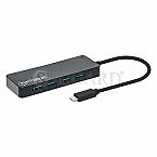 Manhattan 168410 7-Port USB 3.0 Hub USB-C schwarz