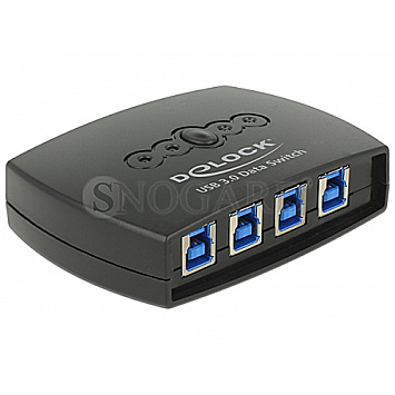 DeLOCK 87724 USB 3.0 Sharing Switch 4-1 4-fach schwarz