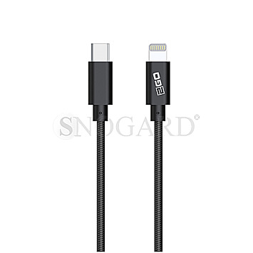 2GO USB-C / Lightning Datenkabel MFI zertifiziert 1m anthrazit