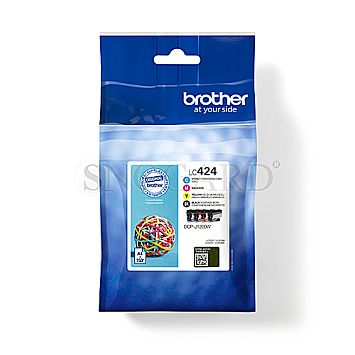 Brother LC-424VAL Tinte BK/C/M/Y je 750 Seiten Multipack
