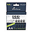 MediaRange MRBAT161 USB-C Li-Ion Akku Mignon AA / LR6 1.5V 1400mAh 4er Pack