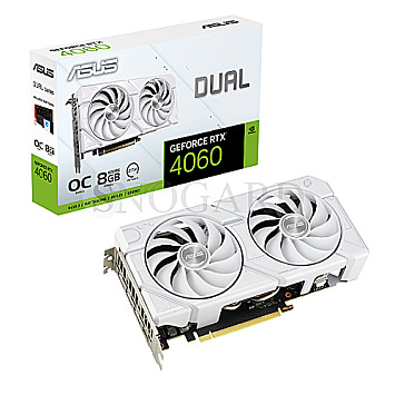 8GB ASUS DUAL-RTX4060-O8G-EVO-WHITE Dual GeForce RTX4060 EVO OC White