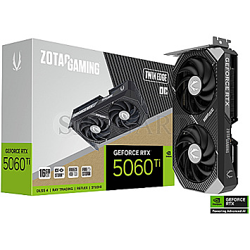 16GB Zotac ZT-B50620H-10M Gaming GeForce RTX5060Ti Twin Edge OC