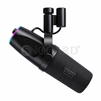 Cherry Xtrfy Ngale X Streaming Mikrofon + Tischstativ USB-C schwarz