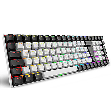 Sharkoon Skiller SGK50 S2 Gateron KS-9 Yellow Tenkeyless White