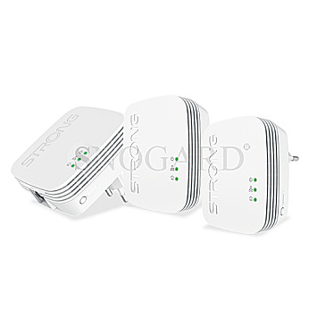 Strong POWERL600TRIMINI Powerline 600 Triple Pack Mini 3 Adapter
