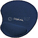 LogiLink ID0027B Mousepad+Silikon Gel Handauflage blau