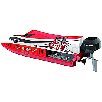 Amewi 26075 F1 Boot Mad Shark V2 Brush 2.4GHz RTR max.60 km/h 43cm