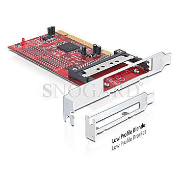 DeLOCK 89322 PCI Card 1x PCMCIA Slot extern LowProfile