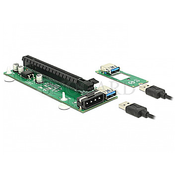DeLOCK 41428 Riser Card PCIe 2.0 gewinkelt 30cm