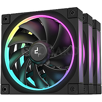 Deepcool R-FL12-BKAPN3-G FL12 120mm 3er Pack schwarz
