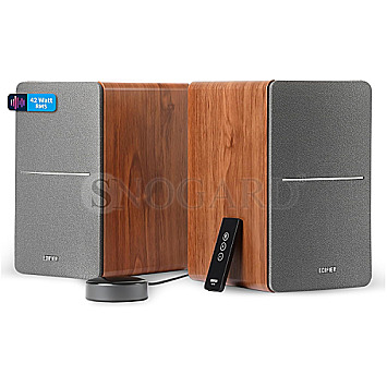 Edifier Studio R1280T 2.0 System WiiM-Mini Holzoptik