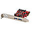 Lindy 51053 PCIe 2.0 x4 Karte 2x USB 3.1 Typ-A Low Profile